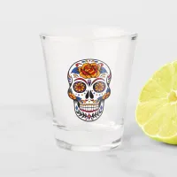 Sugar Skull Cinco de Mayo Shot Glass