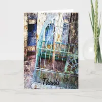 Birdcage Thanks Thank You Card