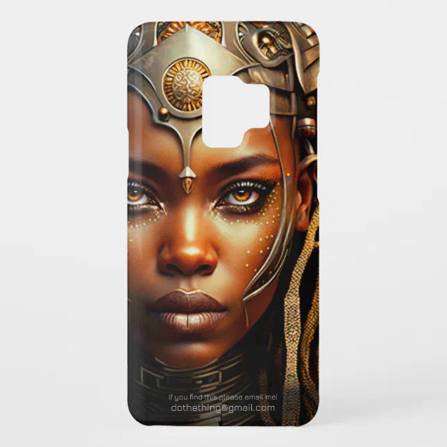 African Warrior Princess Afrofuturism Render Case-Mate Samsung Galaxy S9 Case