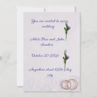 Wedding invitation 