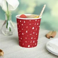 Christmas Trees and Snowflakes Paper Cups