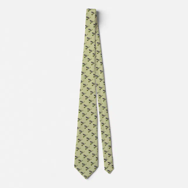 Cute Cartoon Zebra Duck Tie