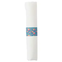 Multicolored Watercolor Hearts Napkin Band