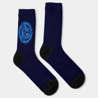 Azure Symphony: The Electric Triad Socks