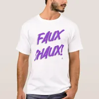 For Sure Faux Funny Slogan Design T-Shirt