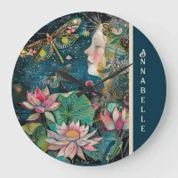 Dreaming Among the Dragonflies Wall Clock