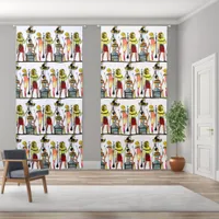 Ancient Egypt Pharaohs Lavish Ormamentation Blackout Curtains