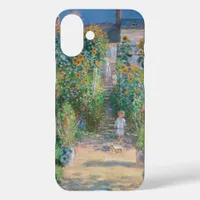 The Artist's Garden at Vétheuil by Claude Monet iPhone 16 Plus Case