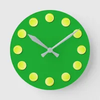 Tennis Balls Round Clock