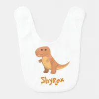 Shyrex: Gentle Dino Charm for Babies Baby Bib