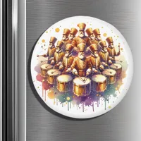 Twelve Drummers Drumming Twelve Days of Christmas Magnet