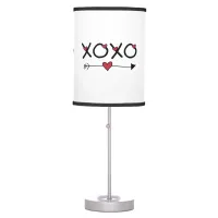 XOXO Valentines Table Lamp