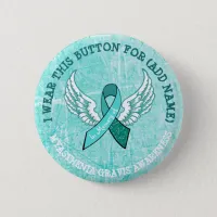 In Memory of MG Warrior Awareness Ribbon Button