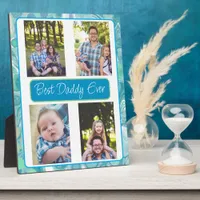 Personalized Best Dad Ever Photo   Plaque