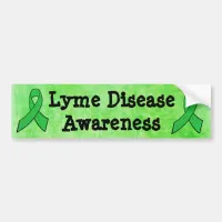 Lyme Disease Awareness Ribbons Bumper Sticker