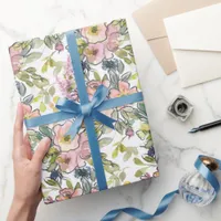 Watercolor Florals  Wrapping Paper