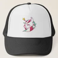 Christmas Unicorn Trucker Hat