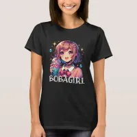 Cute Anime Girl Holding Bubble Tea T-Shirt