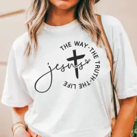 Jesus The Way, The Truth, The Life Tri-Blend Shirt