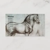 Vintage Horse Art Perfect for Equine Business Business Card