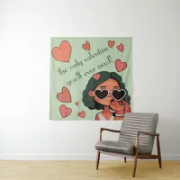 Dog Valentine Tapestry