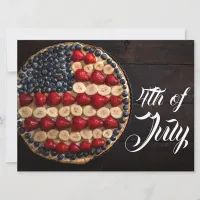 American Pie 4th of July Party Invitations