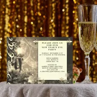 Antique Seasonal New Year’s Eve Party Invitation