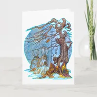 Christmas at Elf Hall Greeting Card