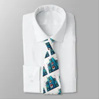 Colorful Speakers Live Life Out Loud with Music Neck Tie