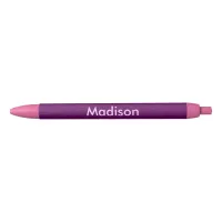 Craquelure Textured Purple Add Name Trim Pen