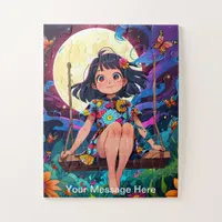 Kids Fusion of Fantasy and Anime Art Jigsaw Puzzle