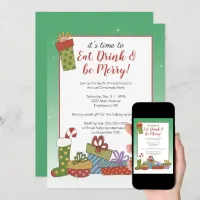 Whimsical Christmas Party Invitation