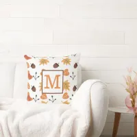 Personalized Fall Throw Pillow