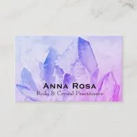 *~* Yoga Energy Healer Reiki Crystal Reiki Master Business Card