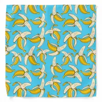 Funky Greengrocer Fruit Seller Banana Fruit Print Bandana