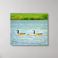 Family of Three Canvas Print