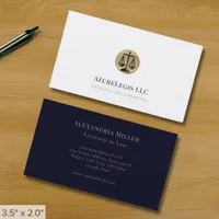 Simple Elegant Legal Business Card