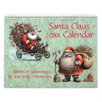 Santa Claus, St Nicholas, Father Christmas Calendar