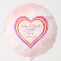 Little Sweetheart Valentine Watercolor Baby Shower Balloon