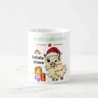 Christmas Llama Coffee Mug