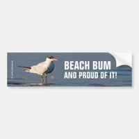 Caspian Tern at the Beach Bumper Sticker