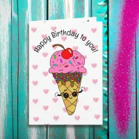 Sweet Birthday Card for Her | Ice Cream Cone