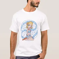 Cancer Pinup Girl Zodiac Sign T-Shirt