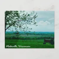 Beautiful Tractor Platteville, Wisconsin Postcard