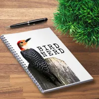 Bird Nerd Red-Bellied Woodpecker  Notebook