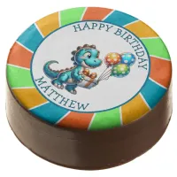 Dinosaur themed Kid's Birthday Party Personalized Chocolate Covered Oreo