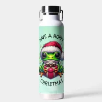 Have a Hoppy Christmas | Frog Pun Water Bottle