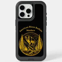 Bison Standing Proudly in a Natural Landscape iPhone 15 Pro Max Case