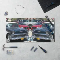 Beautiful vintage retro classic US Car Desk Mat