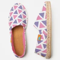 Pink and Purple Trendy Triangles Espadrilles